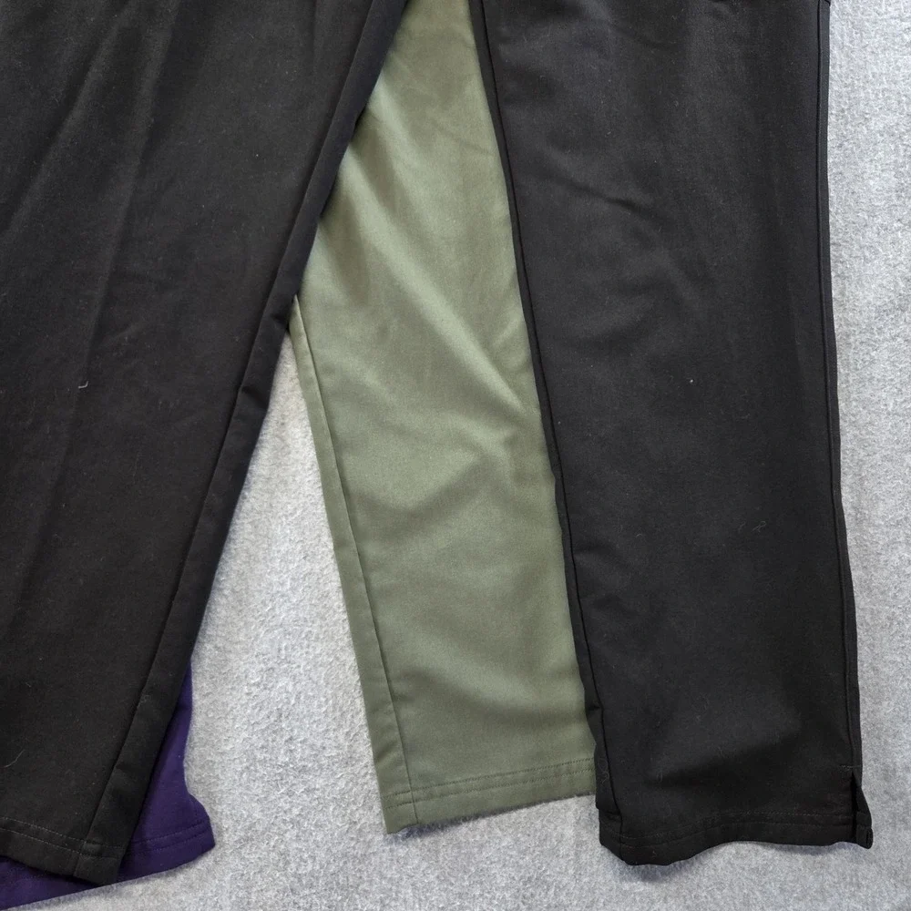 FIGS Pants Mens 36x32 Purple Cargo Relaxed Knit Polyester Viscose‎ Spandex
